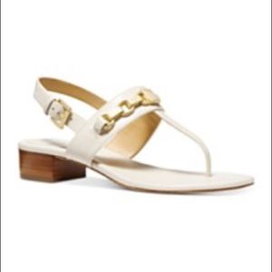 Michael Kors Charlton sandals, Cream 8, brand new
